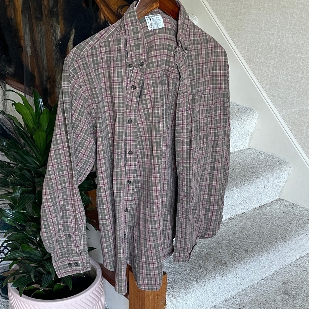 Field Gear Vintage Cotton Fall Plaid Button-Up Shirt - Picture 2 of 12